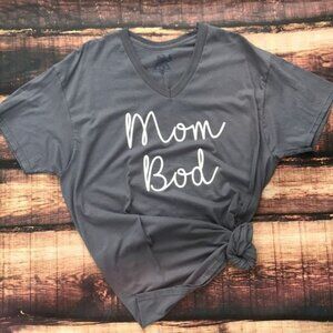 SALE Mom Bod Relaxed Fit V Neck Unisex Tee T Shirt